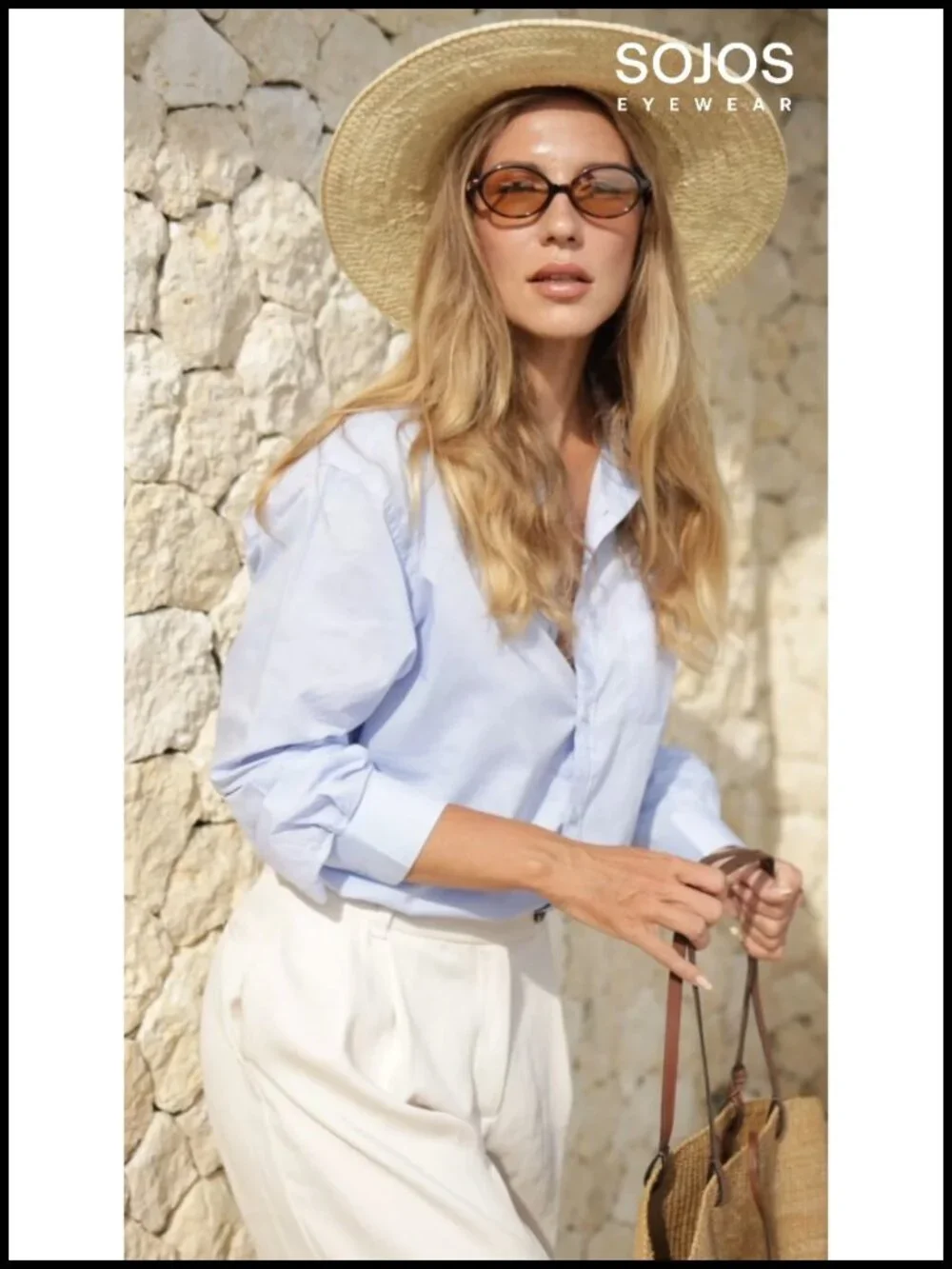 Polarized Retro Oval Sunglasses UV400 Protection Lightweight Plastic Frame